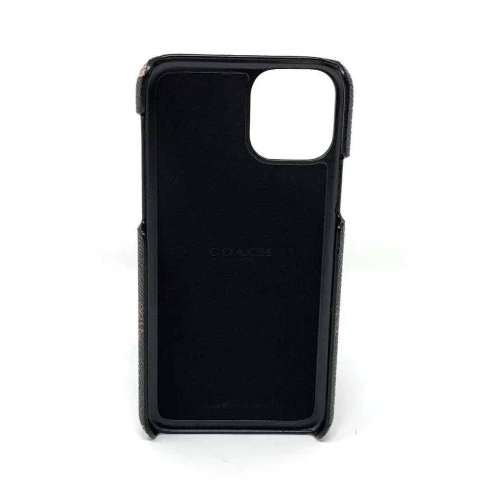COACH NEW YORK Slim Wrap‎ Case iPhone 11 Pro Max Black Multi Color Horse Logo